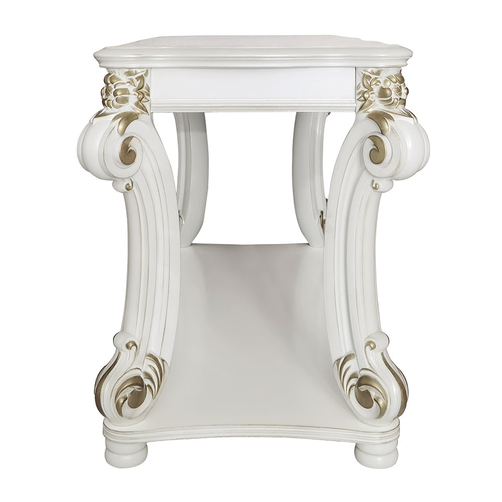 ACME Vendome Antique Pearl Sofa Table Model LV01528