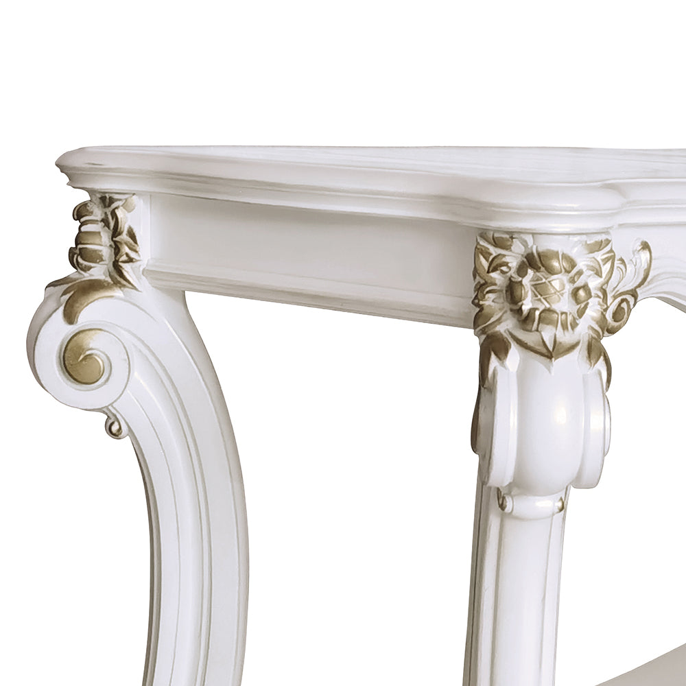 ACME Vendome Antique Pearl Sofa Table Model LV01528