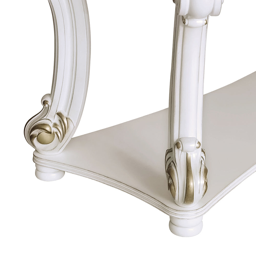 ACME Vendome Antique Pearl Sofa Table Model LV01528