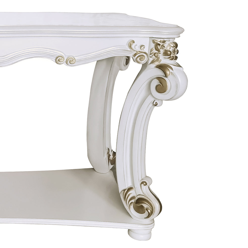 ACME Vendome Antique Pearl Sofa Table Model LV01528