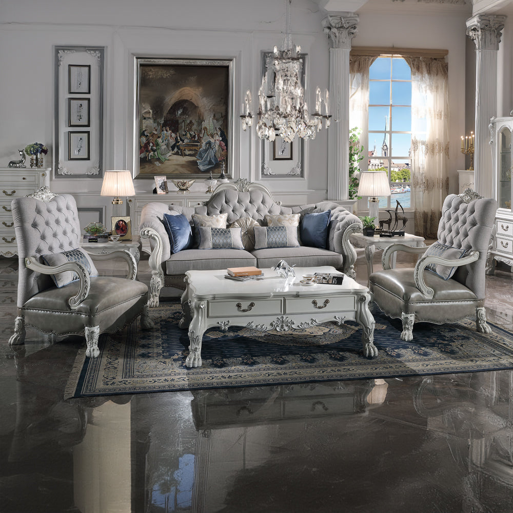 ACME Dresden Bone White Coffee Table Model LV01686