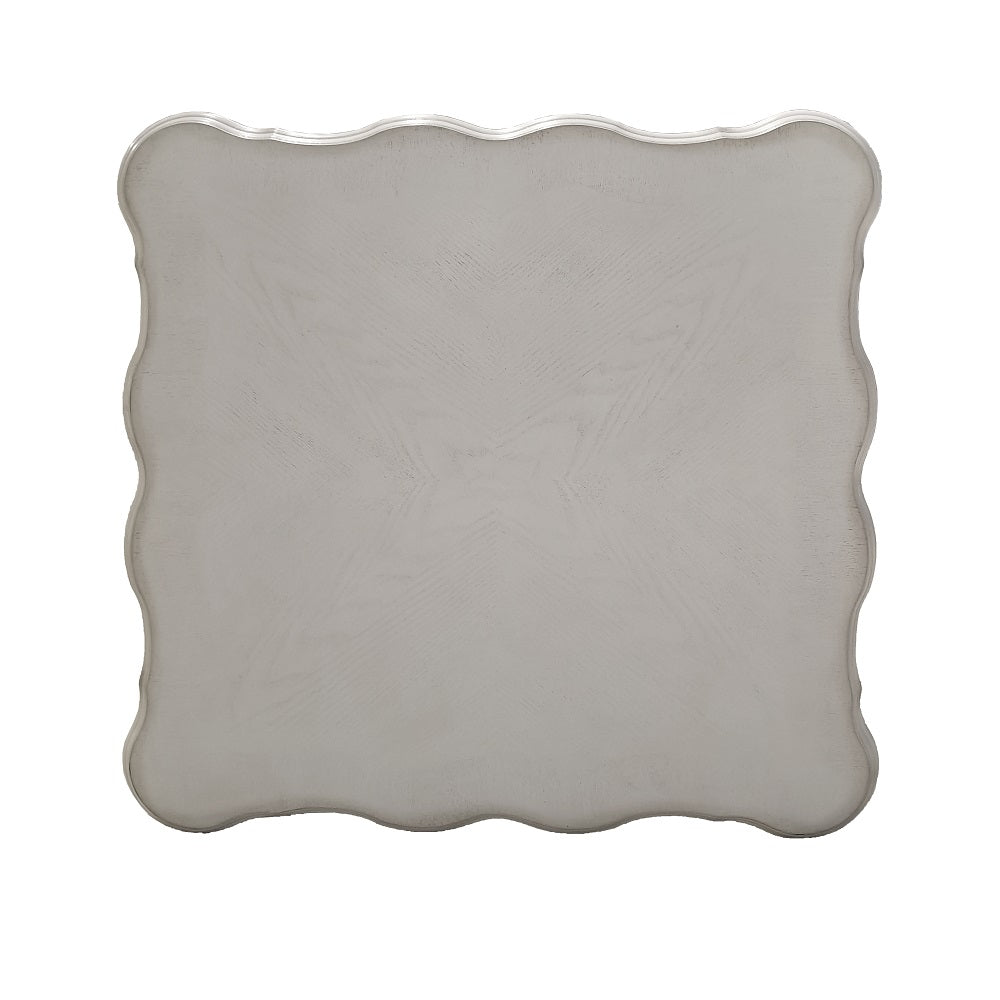 ACME Dresden Bone White End Table Model LV01692