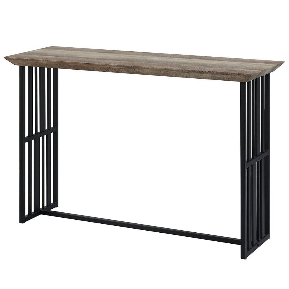 ACME Zudora Antique Oak & Black Sofa Table Model LV01753