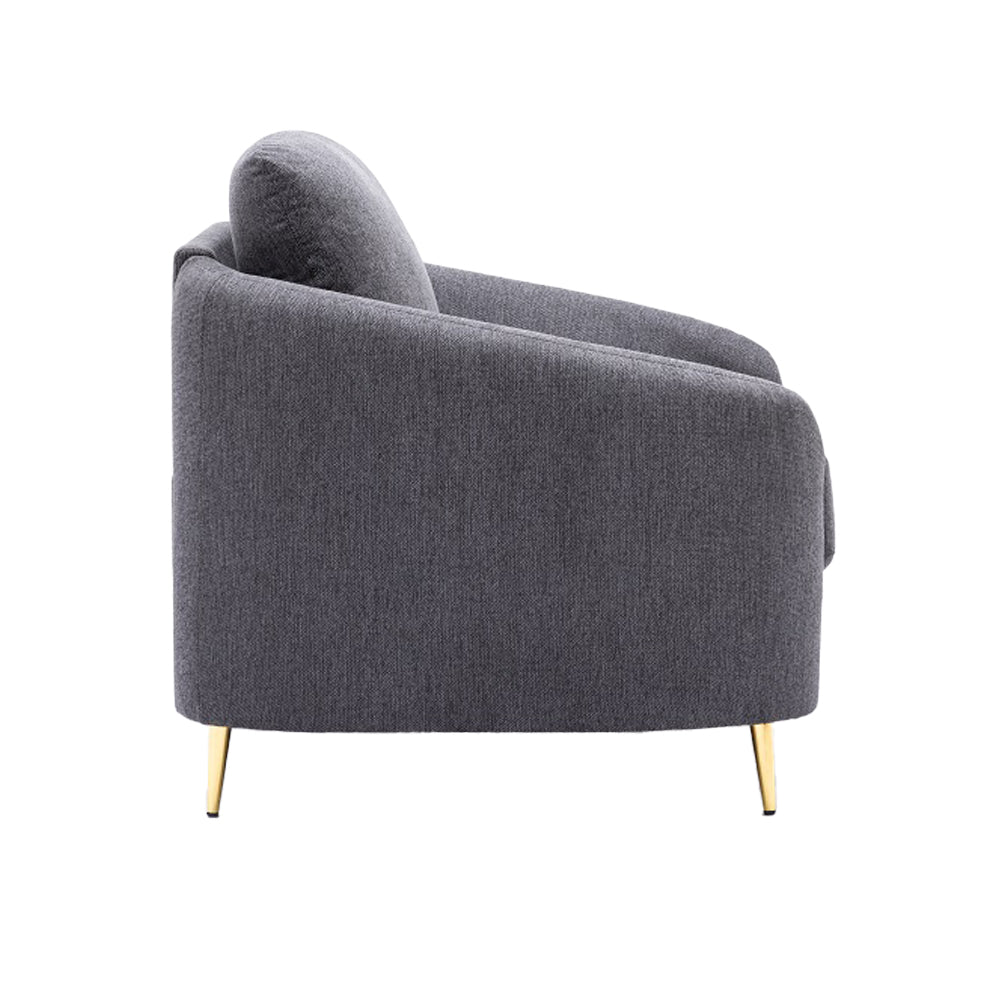 ACME Yuina Gray Linen Loveseat Model LV01772