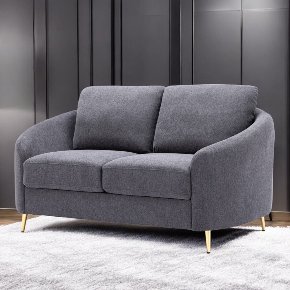 ACME Yuina Gray Linen Loveseat Model LV01772