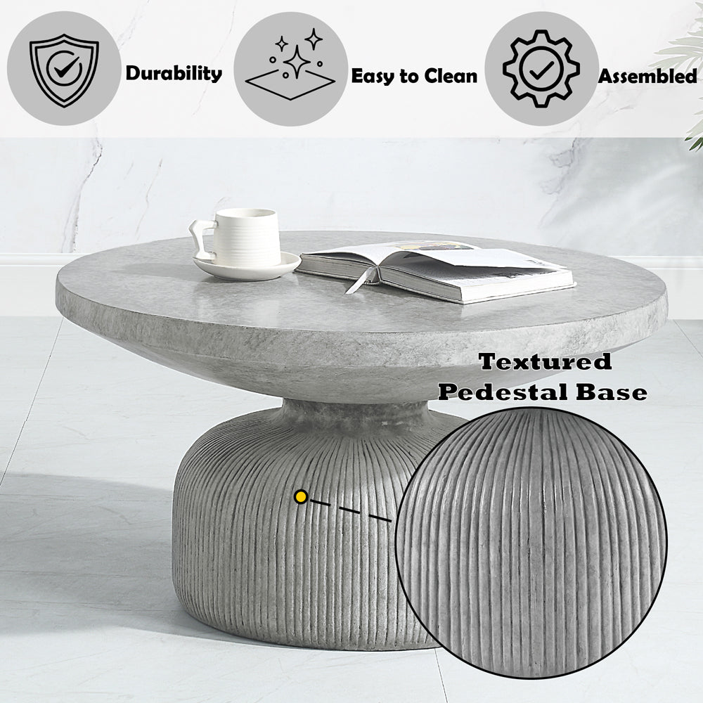 ACME Laddie Weathered Gray Coffee Table Model LV01926
