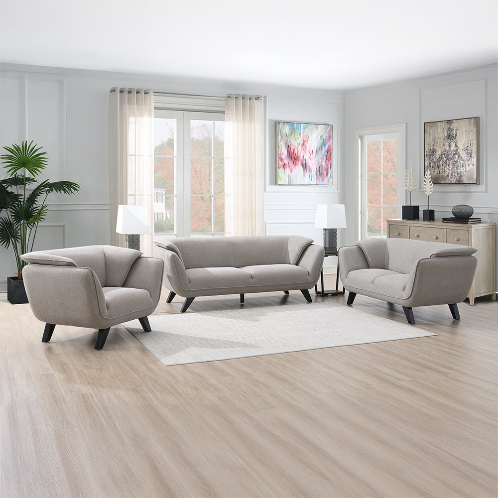 ACME Nayeli Brown Linen Loveseat Model LV02369