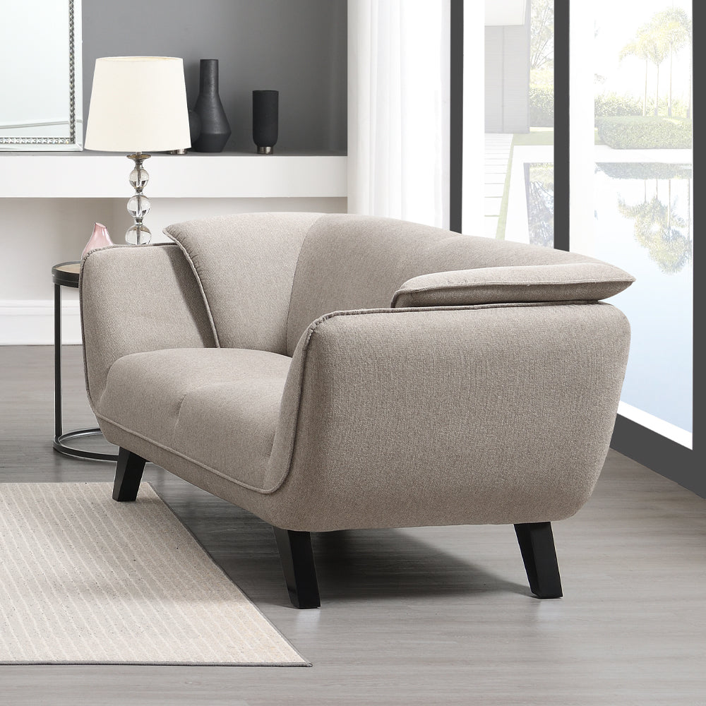 ACME Nayeli Brown Linen Loveseat Model LV02369