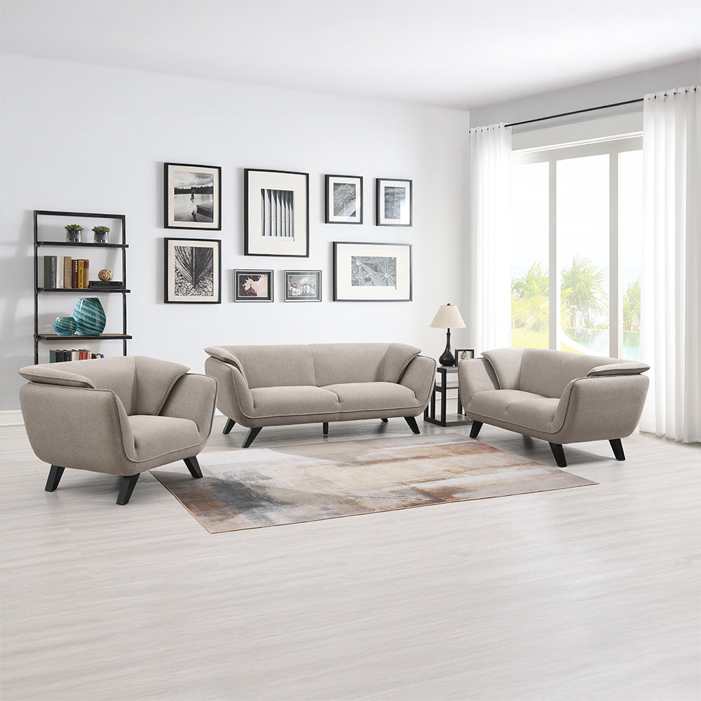ACME Nayeli Brown Linen Loveseat Model LV02369