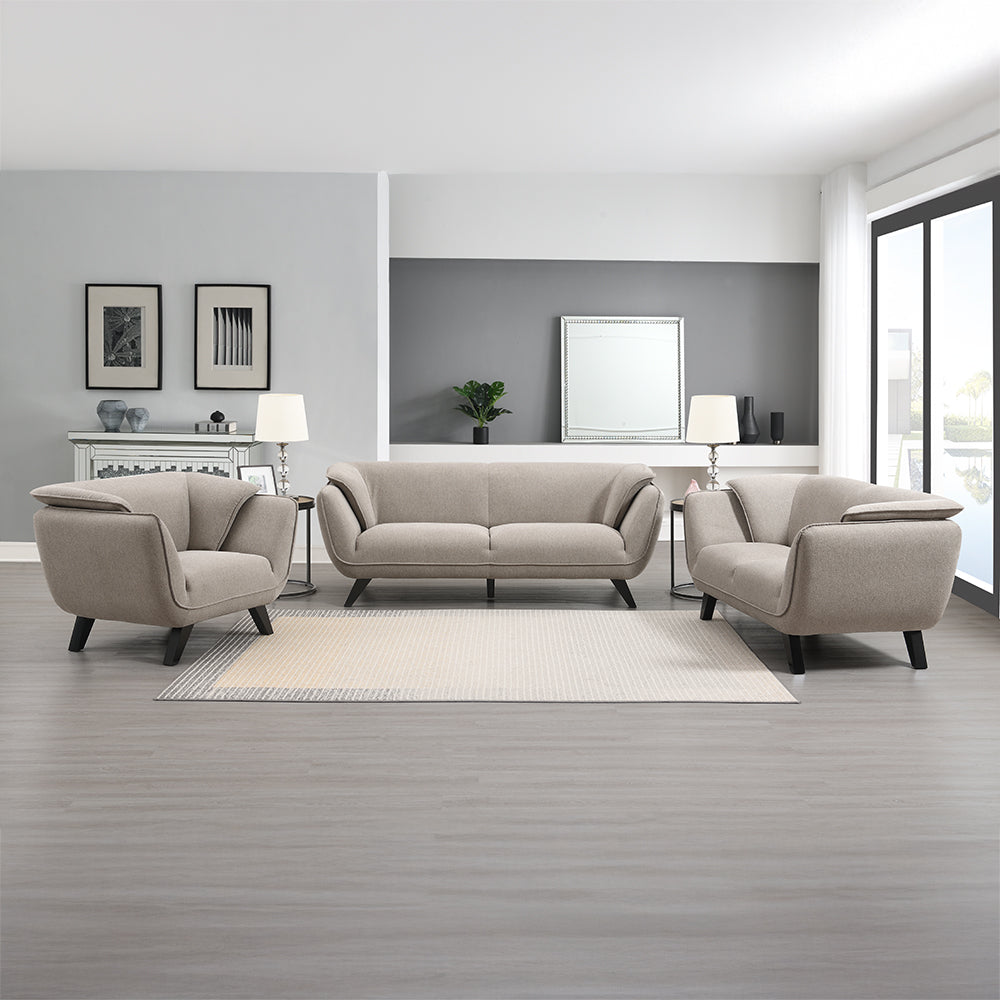 ACME Nayeli Brown Linen Loveseat Model LV02369