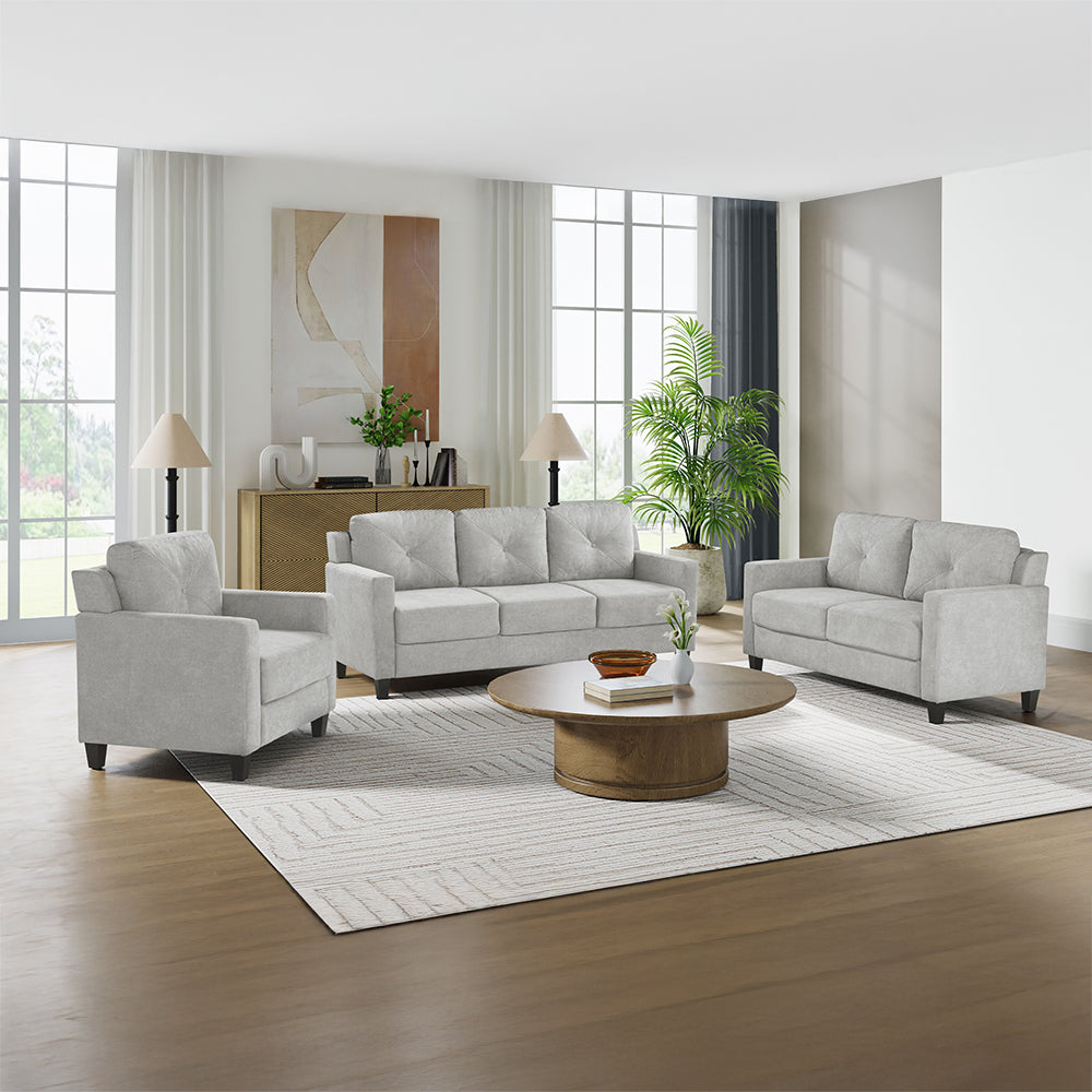 ACME Horatio Taupe Chenille Loveseat Model LV02521