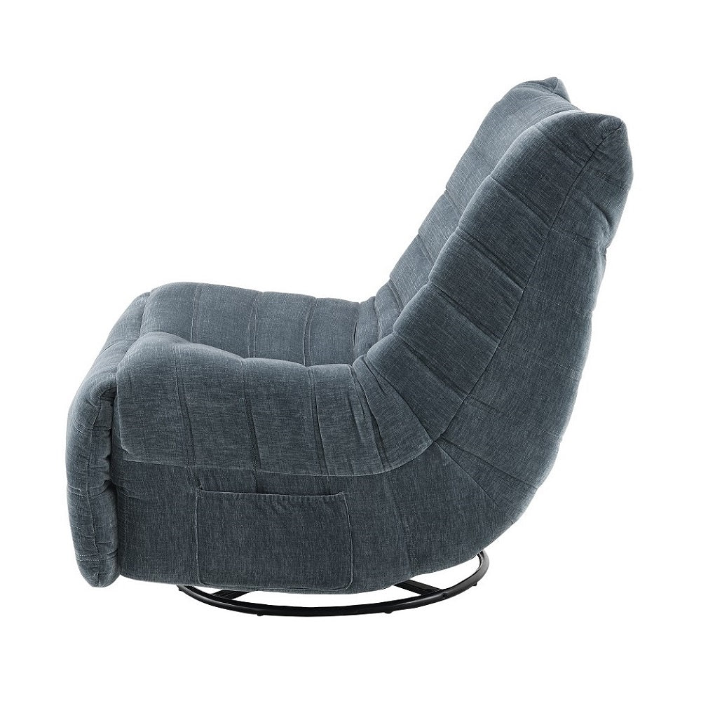 ACME Talmon Shadow Chenille Glider Recliner with Swivel Model LV02751