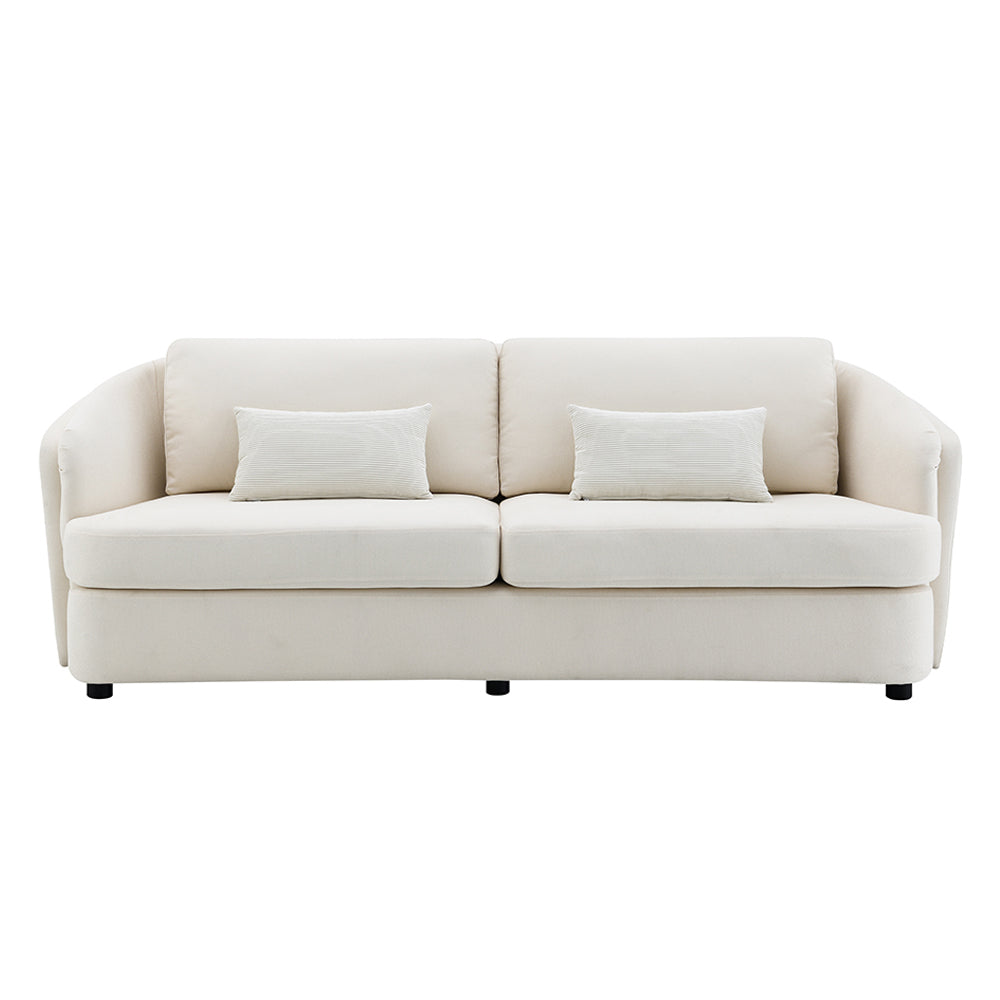 ACME Mariko Beige Linen Sofa with 2 Pillows Model LV02770