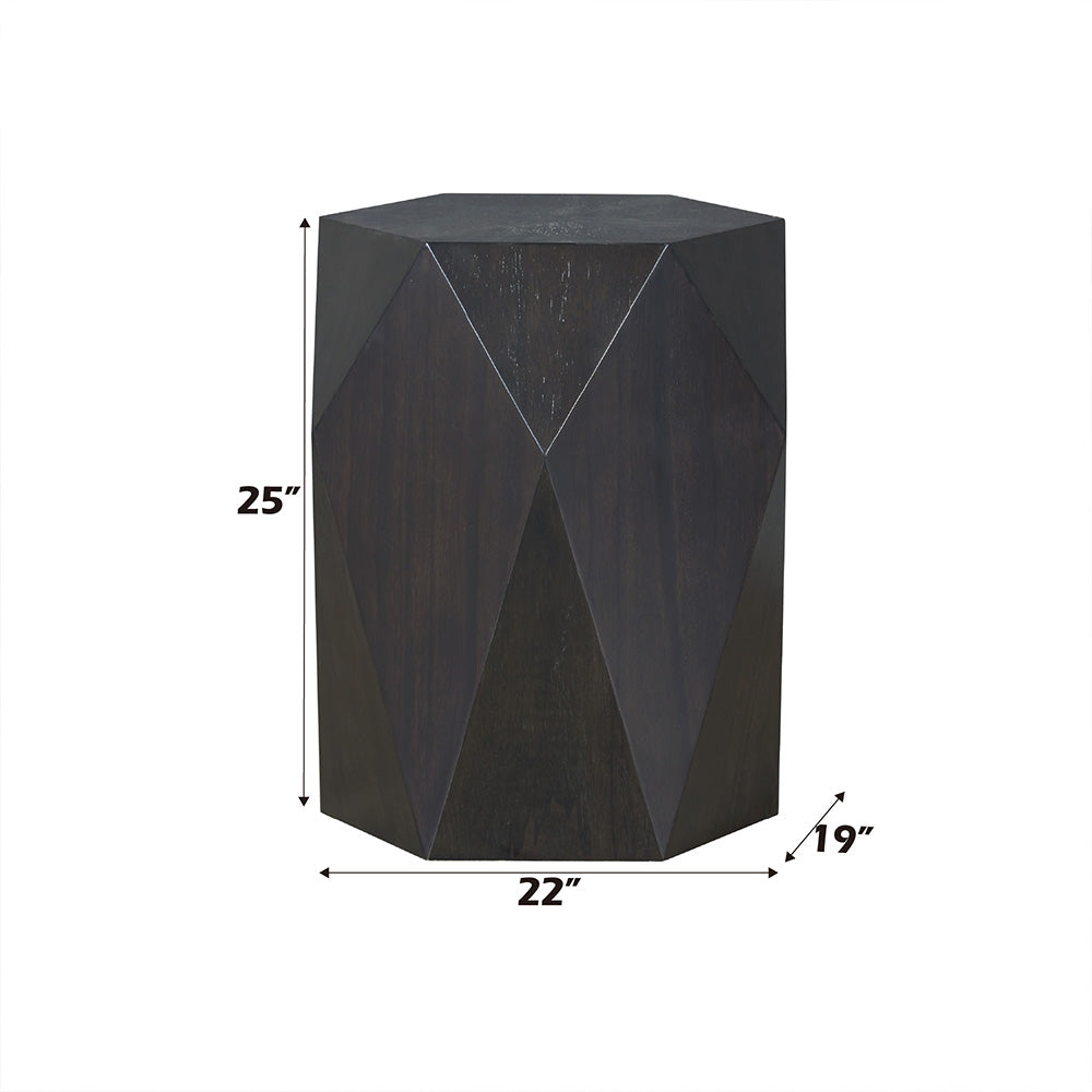 ACME Hanniel Black End Table Model LV02776