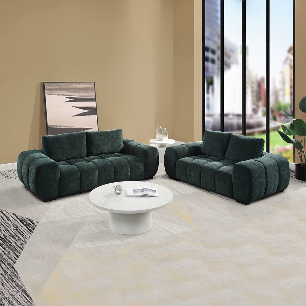 ACME Ferrand Green Chenille Loveseat Model LV03041