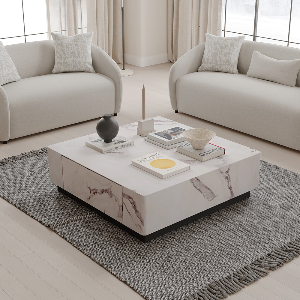 ACME Fritzy Engineered Stone Coffee Table Model LV03125