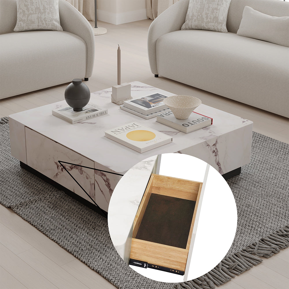 ACME Fritzy Engineered Stone Coffee Table Model LV03125
