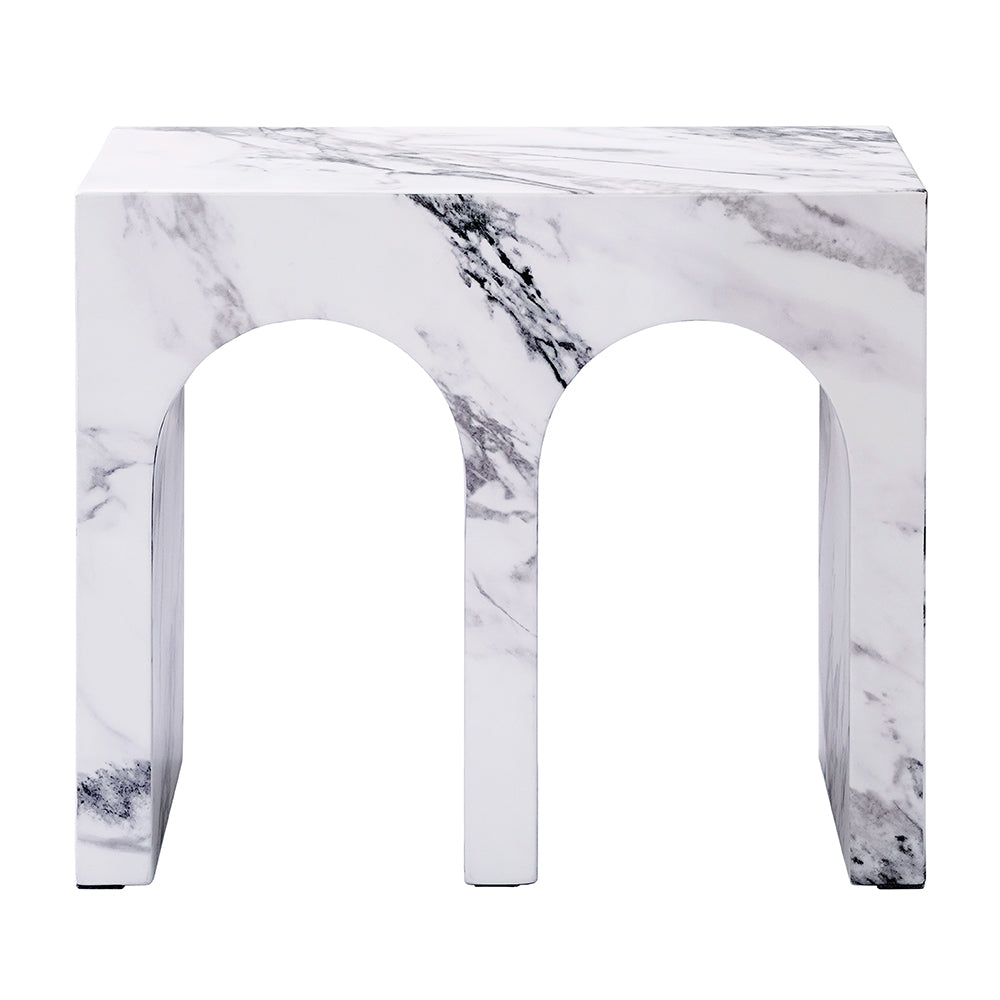 ACME Fritzy Engineered Stone End Table Model LV03126