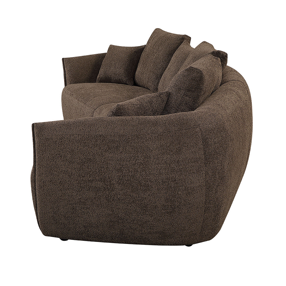 ACME Bash Macca Anthology Boucle Sofa with 7 Pillows Model LV03250