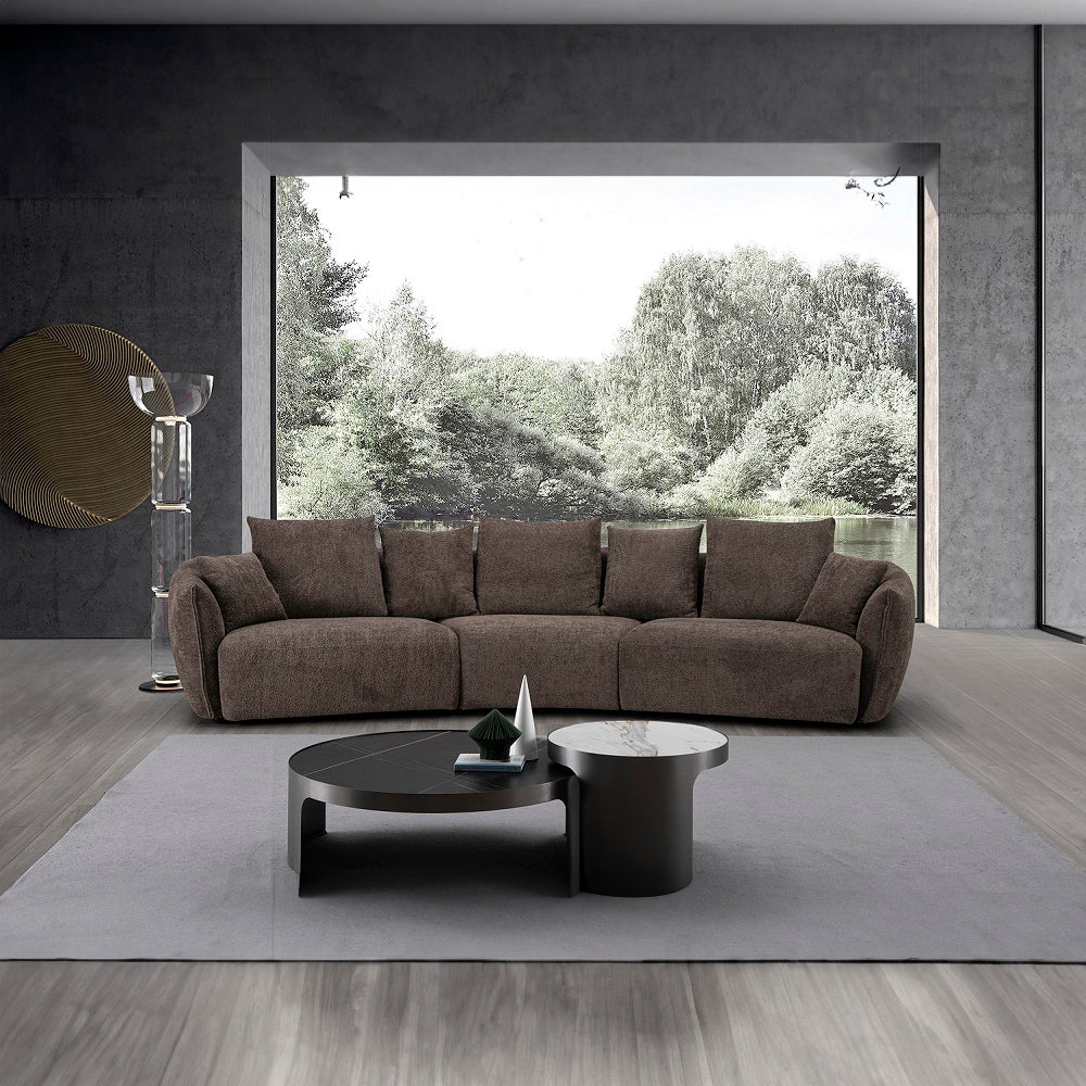 ACME Bash Macca Anthology Boucle Sofa with 7 Pillows Model LV03250