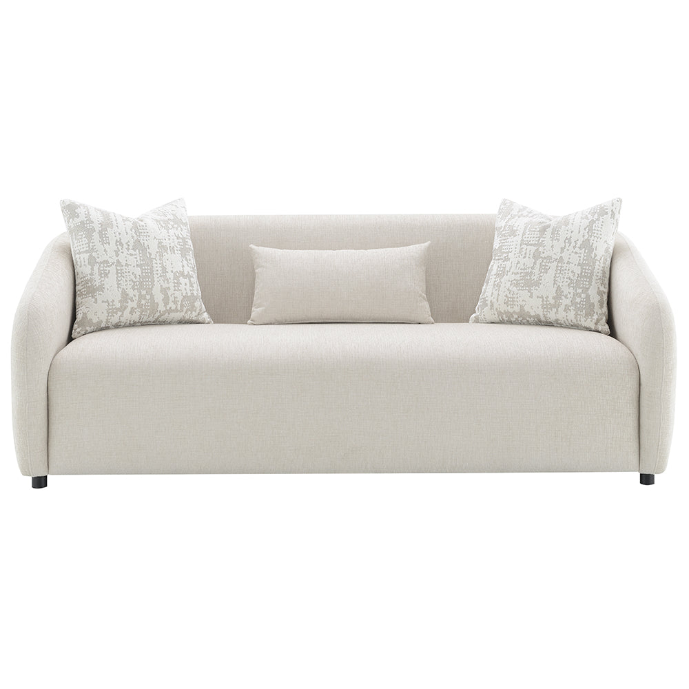 ACME Etienne Beige Linen Sofa with 3 Pillows Model LV03580
