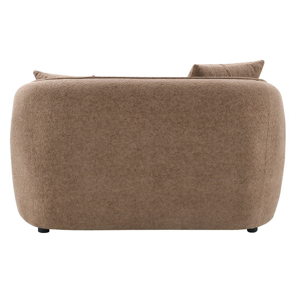 ACME Keith Brown Chenille Loveseat with 2 Pillows Model LV03601