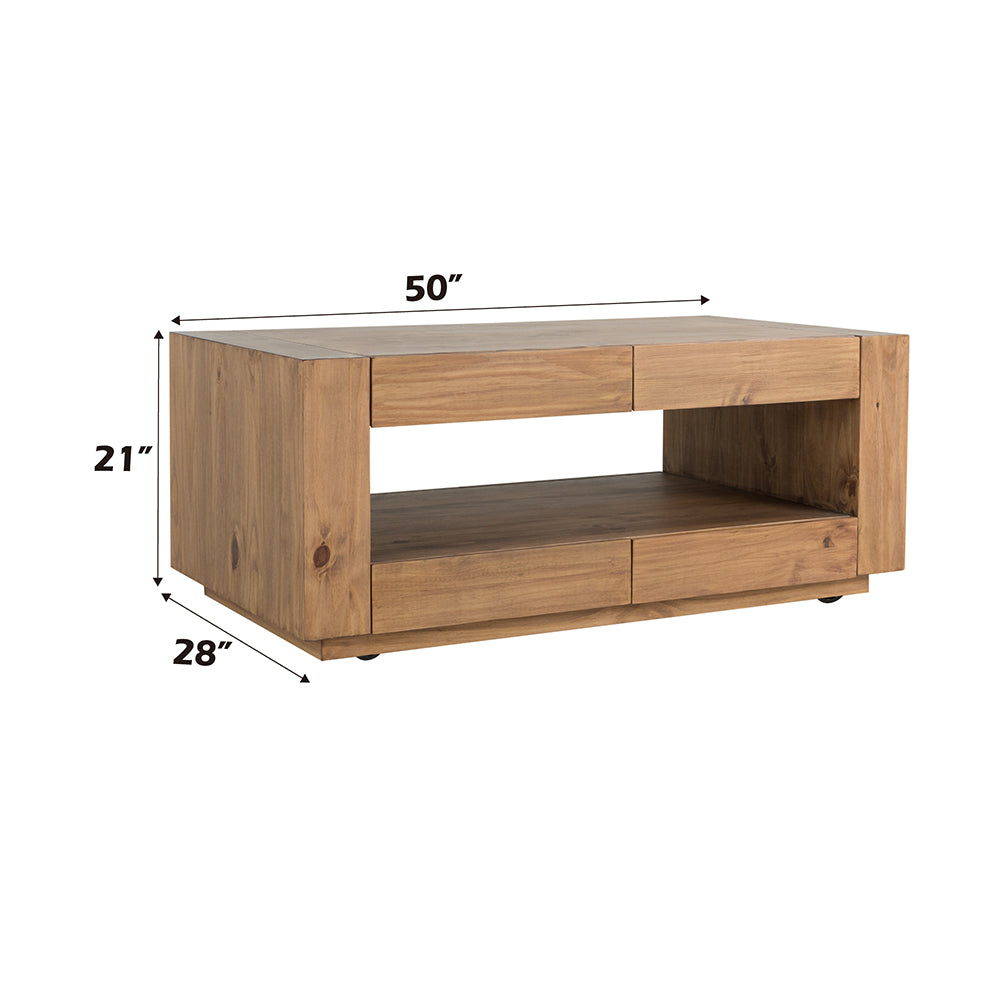 ACME Harlan Oak Coffee Table Model LV03775
