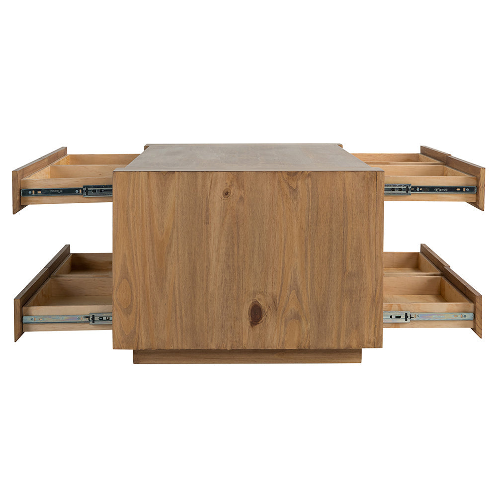 ACME Harlan Oak Coffee Table Model LV03775