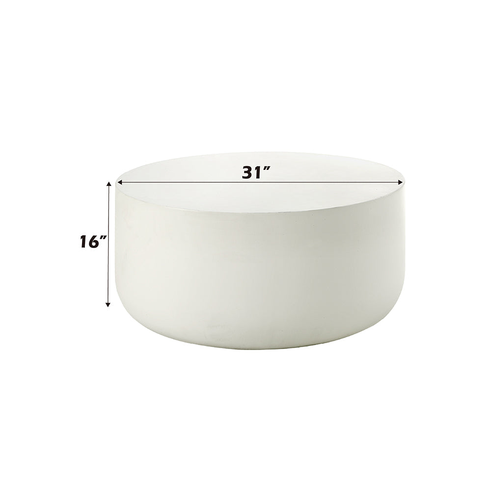 ACME Dustan Natural White Coffee Table Model LV03780