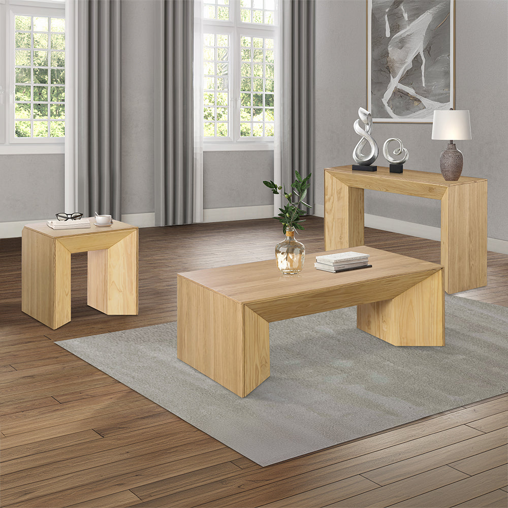 ACME Harold Natural Oak Coffee Table Model LV03785