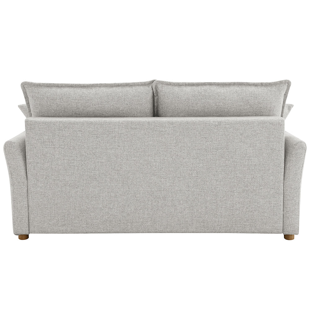 ACME Oran Gray Chenille Sofa with Sleeper Storage & 2 Pillows Model LV03800