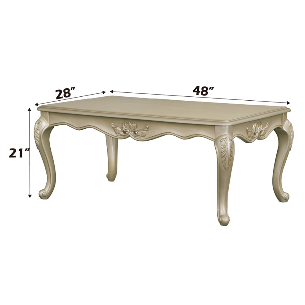 ACME Libertee Champagne Coffee Table Model LV03825