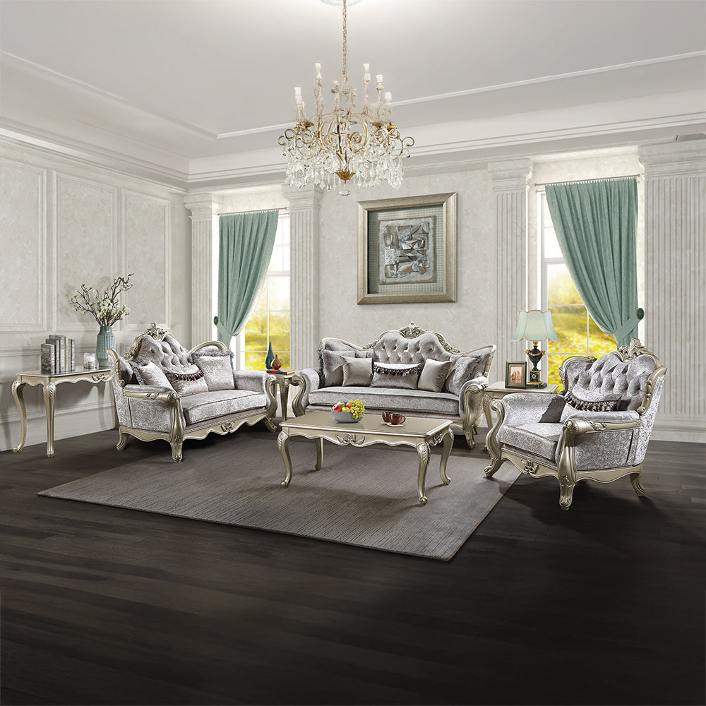 ACME Libertee Champagne Coffee Table Model LV03825