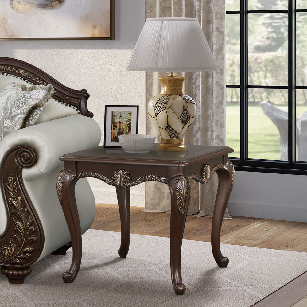 ACME Pierce Cherry End Table Model LV03836