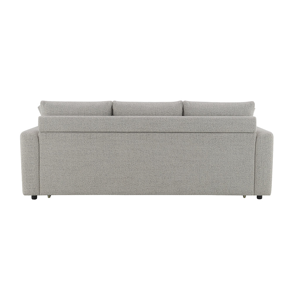 ACME Connie Gray Boucle Sofa with Sleeper & 2 Pillows Model LV03880