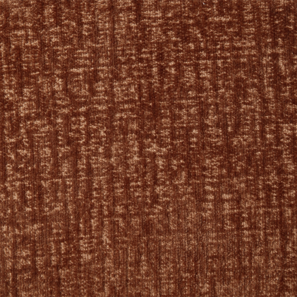 ACME Carrick Rust Brown Chenille Ottoman Model LV03921