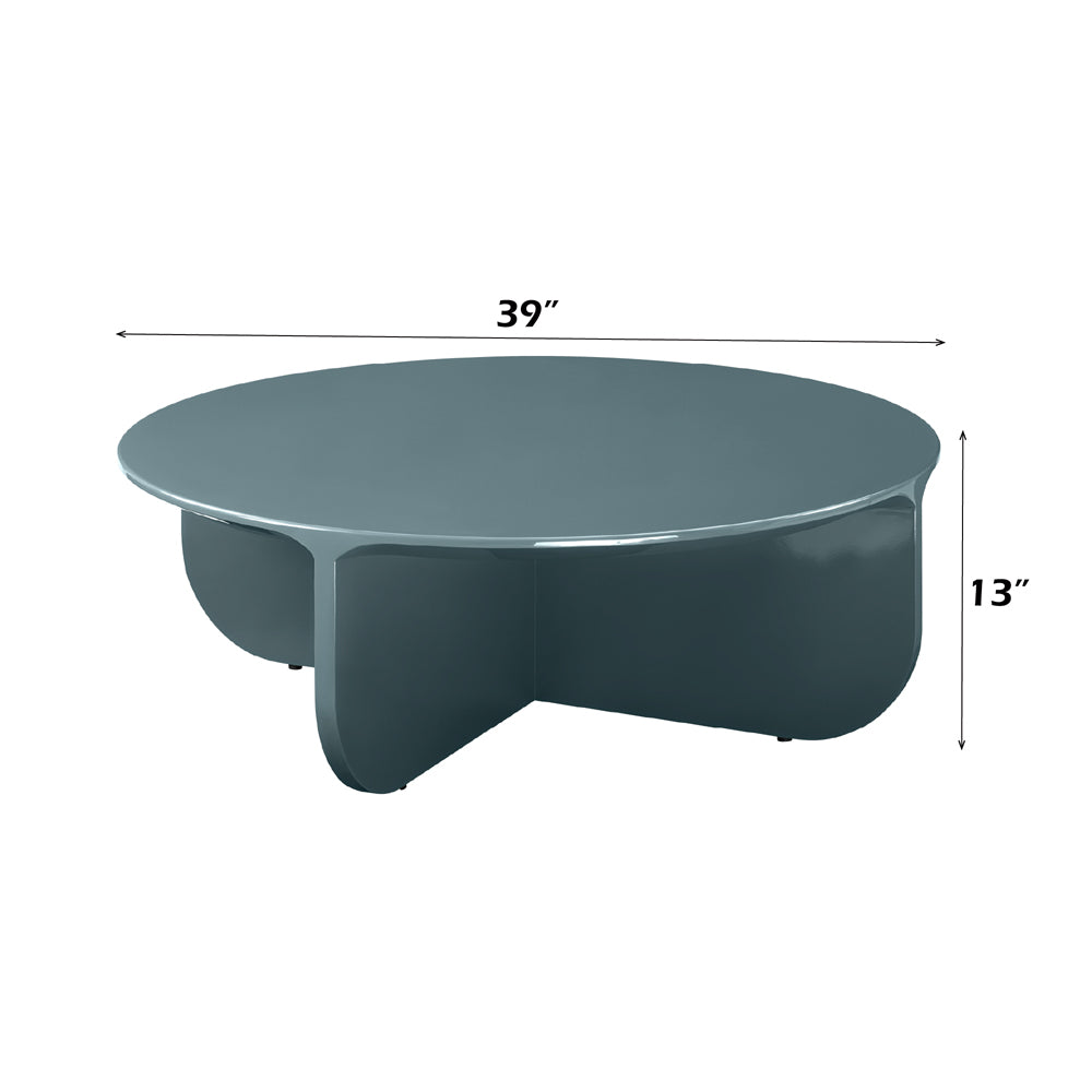 ACME Lamond Teal High Gloss Coffee Table Model LV03925