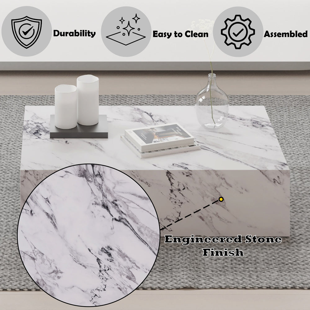 ACME Fritzy Engineered Stone Coffee Table Model LV03930