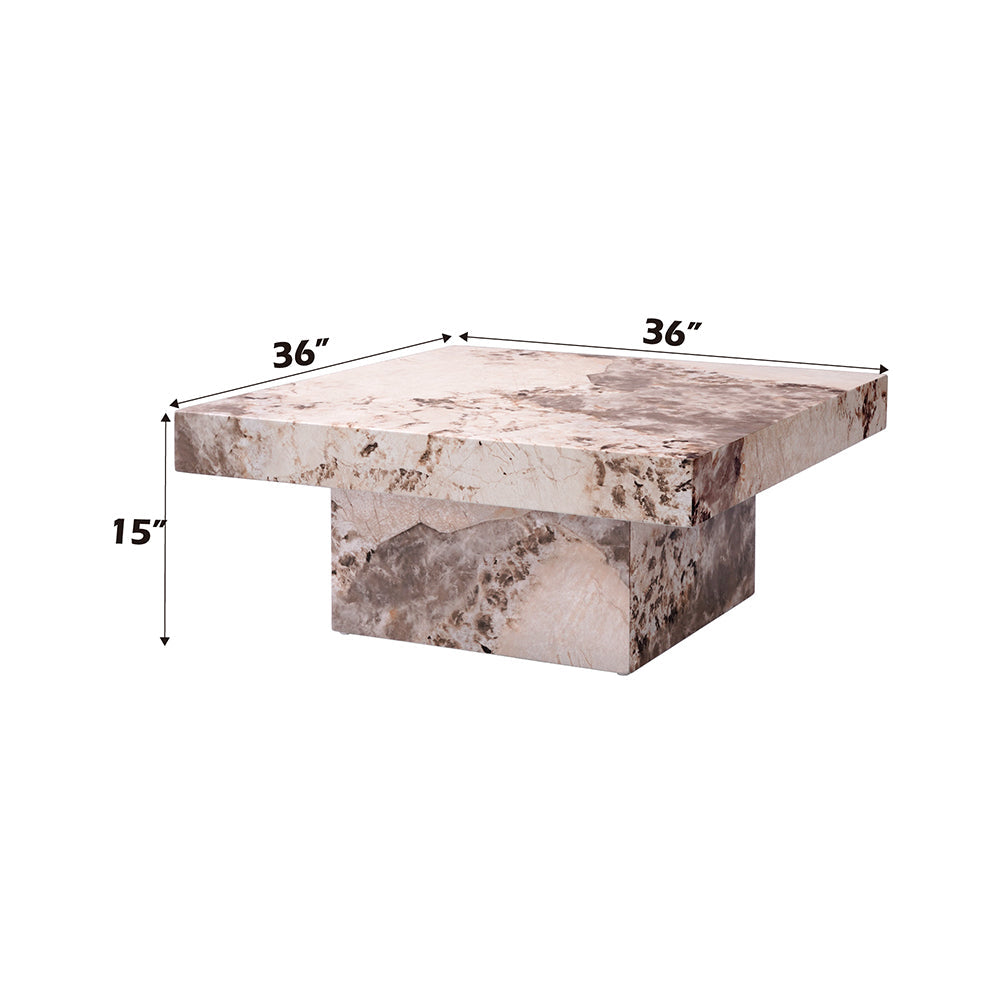 ACME Fultan Engineered Stone Coffee Table Model LV03935