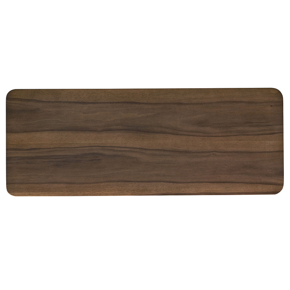 ACME Lamonte Walnut Sofa Table with Shelf Model LV04038