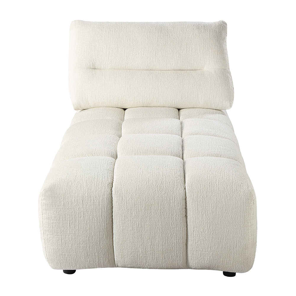 ACME Loanna Beige Linen Modular Chaise Model LV04041