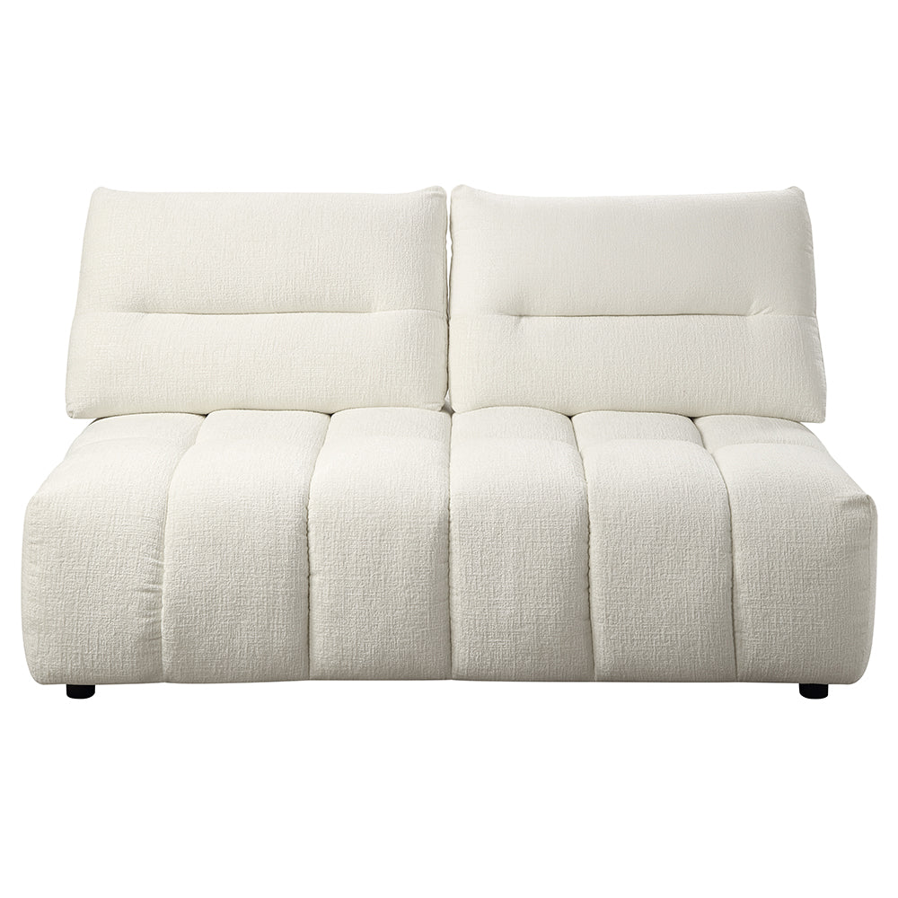 ACME Loanna Beige Linen Modular Loveseat Model LV04042