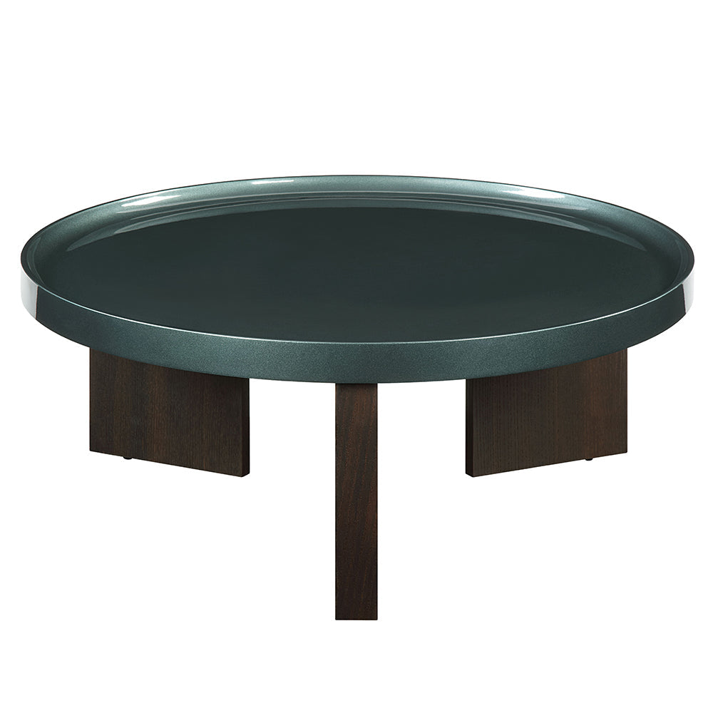 ACME Lakita Blackish Green/ Dark Blond High Gloss & Smoked Oak Coffee Table Model LV04405