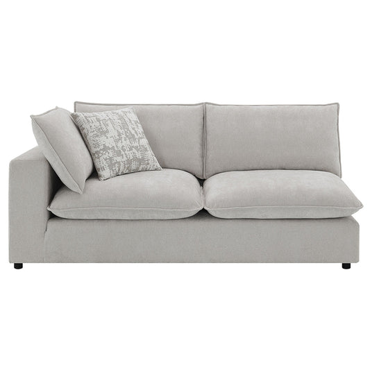ACME Marisa Beige Boucle Modular LF Loveseat with 2 Pillows Model LV04410