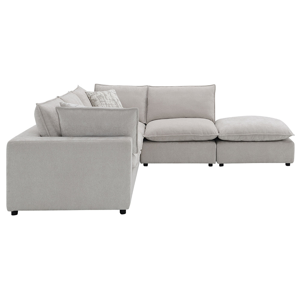 ACME Marisa Beige Boucle Modular LF Loveseat with 2 Pillows Model LV04410