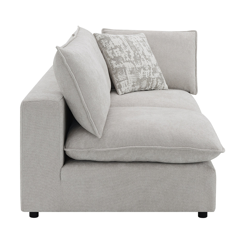 ACME Marisa Beige Boucle Modular RF Loveseat with 2 Pillows Model LV04411