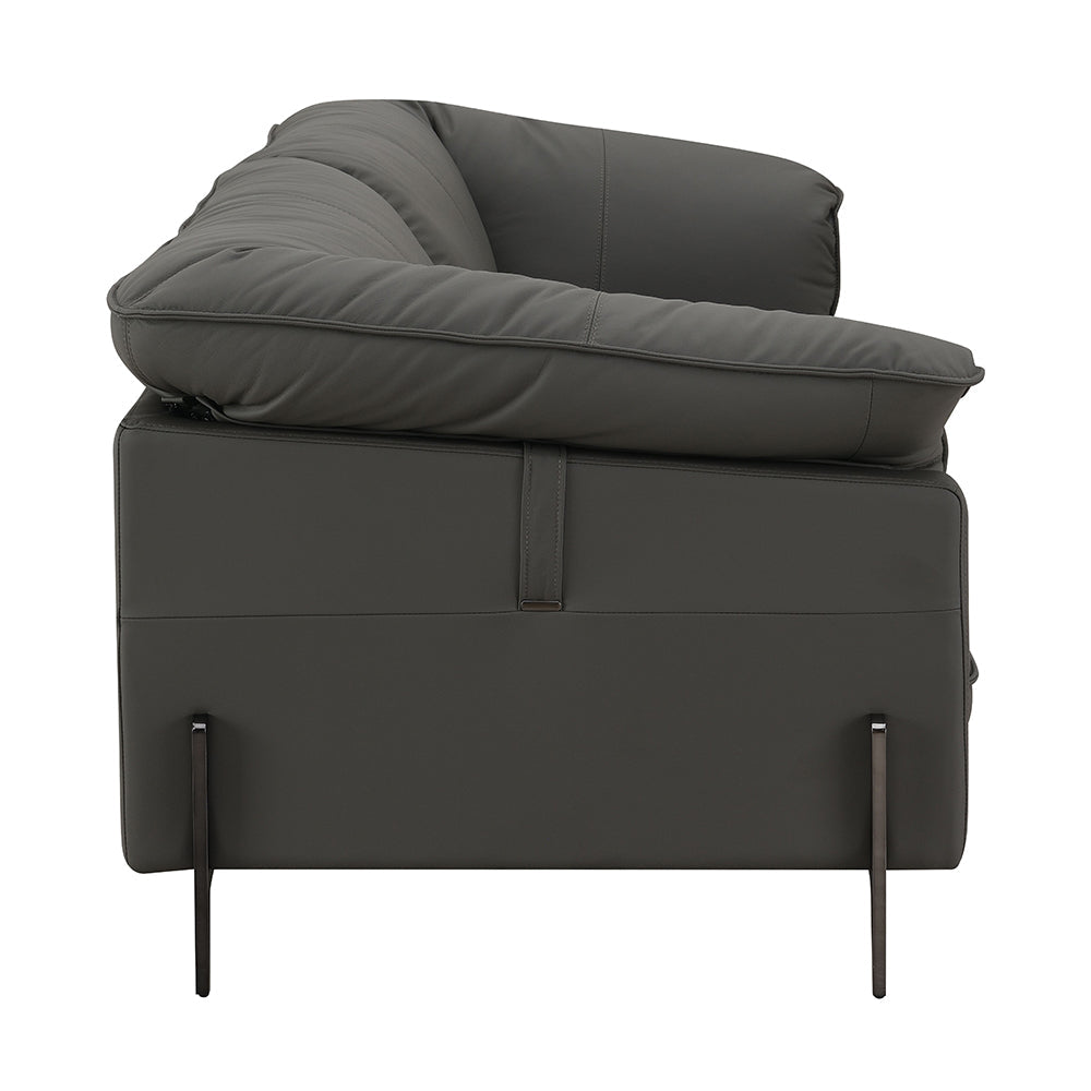 ACME Tadi Black Top Grain Leather Loveseat Model LV04511