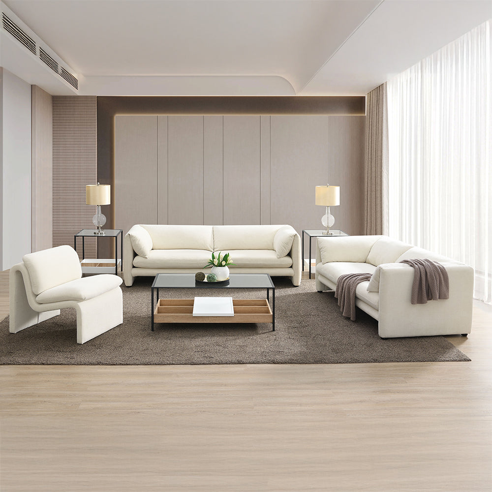 ACME Jaeda Beige Linen Sofa Model LV04550