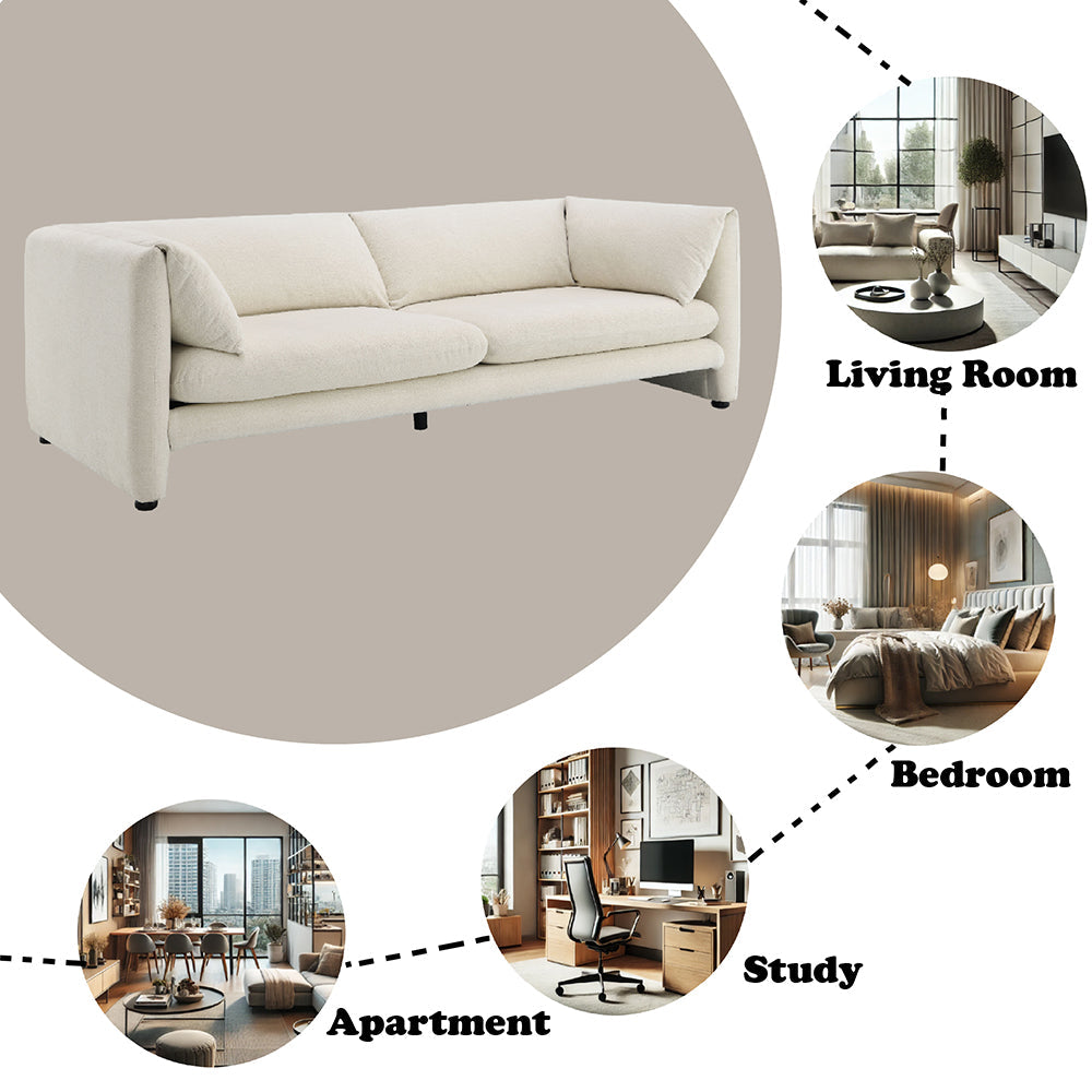 ACME Jaeda Beige Linen Sofa Model LV04550