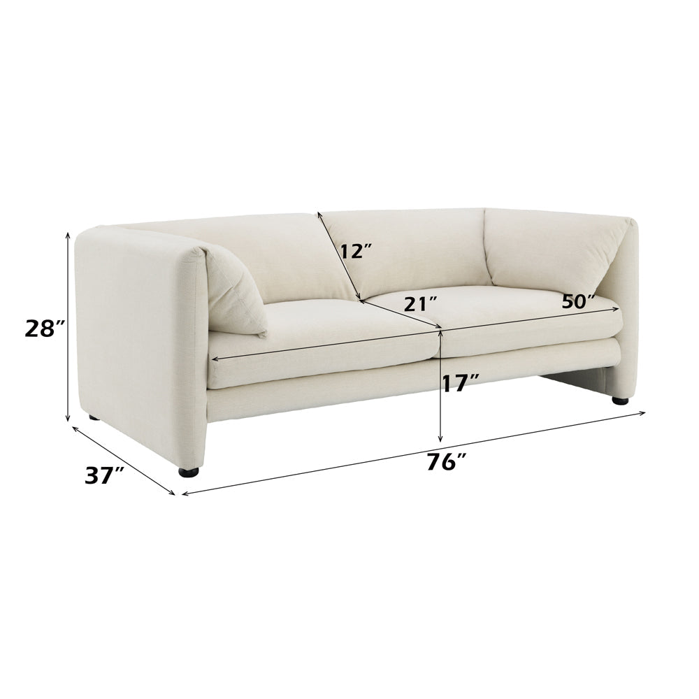 ACME Jaeda Beige Linen Loveseat Model LV04551